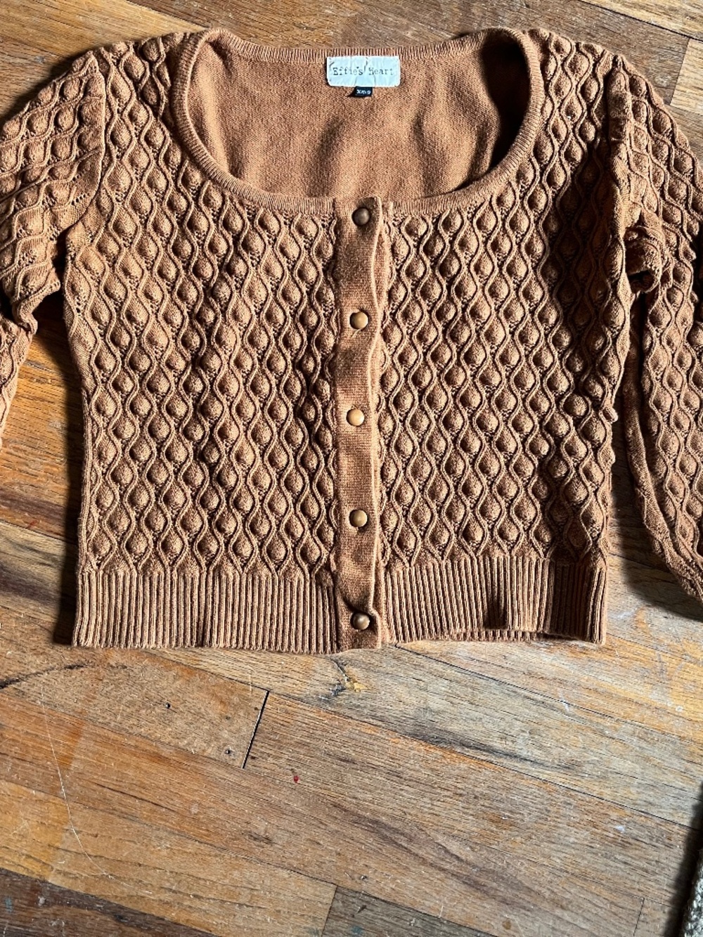 Effie’s Heart Cotton Cardigan Sweater